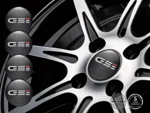 Opel Cupola Logo Bombata Perfetto Adesivo Ruota